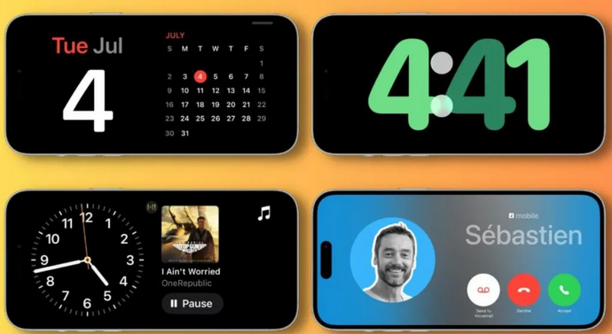 韶山苹果手机维修分享iOS17横屏充电待机显示有什么好处 